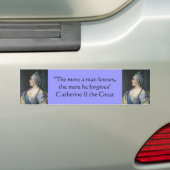 Bumpersticker: Catherine II de Grote Bumpersticker (Op auto)