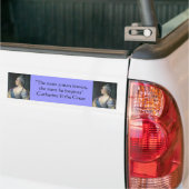 Bumpersticker: Catherine II de Grote Bumpersticker (Op Truck)