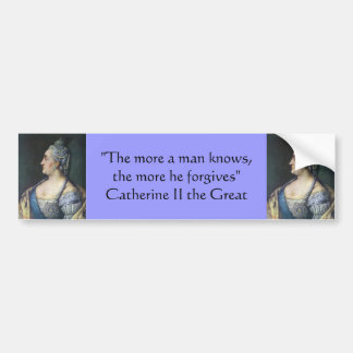 Bumpersticker: Catherine II de Grote Bumpersticker