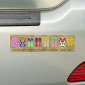 Bumpersticker Collecties omdraaien (Op auto)