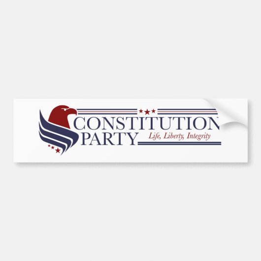 Bumpersticker, Constitutie Partij Bumpersticker (Voorkant)
