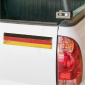 Bumpersticker Cool Distressed Duitse vlag (Op Truck)