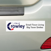 Bumpersticker - Crowley, TX (Op auto)