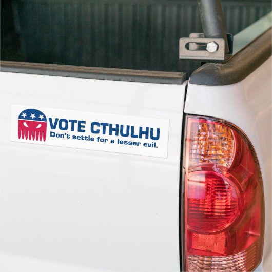 Bumpersticker Cthulhu (Op Truck)