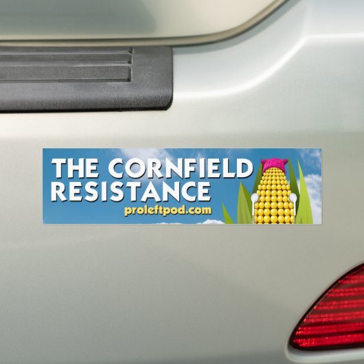 Bumpersticker - de Cornfield Resistentie (Op auto)
