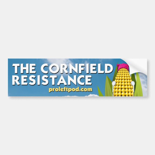 Bumpersticker - de Cornfield Resistentie (Voorkant)