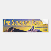 Bumpersticker - De Sunshine Express Banner #3 (Voorkant)