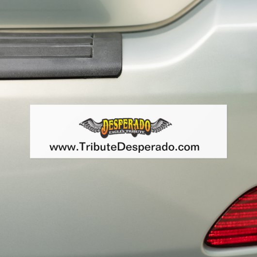 Bumpersticker Desperado Eagles Tribute (Op auto)