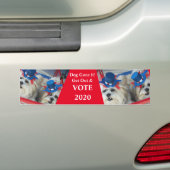 Bumpersticker Dog Gone It! STEMMEN (Op auto)