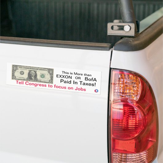 Bumpersticker Dollar Campaign (Op Truck)