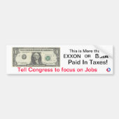 Bumpersticker Dollar Campaign (Voorkant)