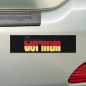 Bumpersticker Duitse vlag (Op auto)