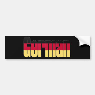 Bumpersticker Duitse vlag
