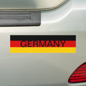 Bumpersticker Duitsland (Op auto)