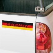Bumpersticker Duitsland (Op Truck)