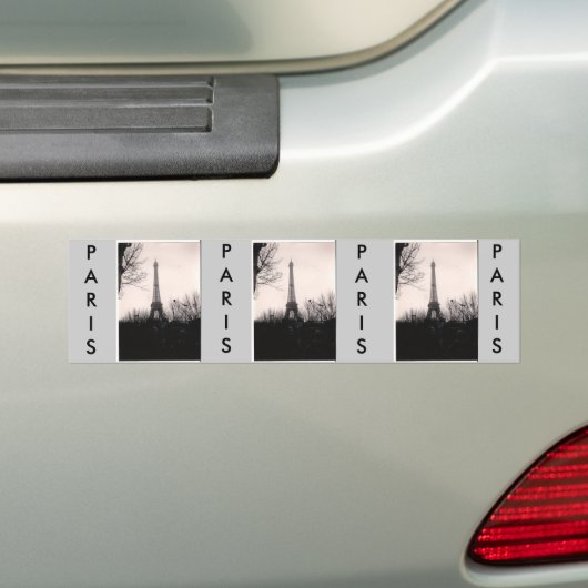 Bumpersticker/Eiffeltoren Bumpersticker (Op auto)