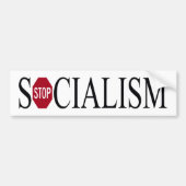 bumpersticker - einde socialisme (Voorkant)