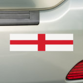 Bumpersticker England St. George Cross Flag (Op auto)