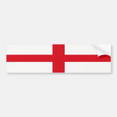 Bumpersticker England St. George Cross Flag (Voorkant)