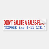 Bumpersticker "False-Flag" van PTP - Stijl A (Voorkant)