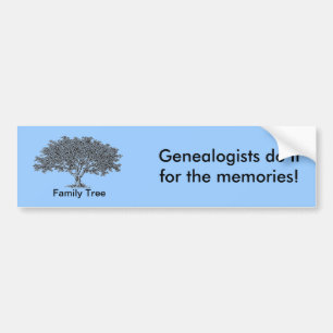 Bumpersticker - Familieboom