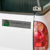 Bumpersticker FANBERG 2016 (Op Truck)