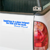 Bumpersticker Fins spreekwoord geluk is een (Op Truck)