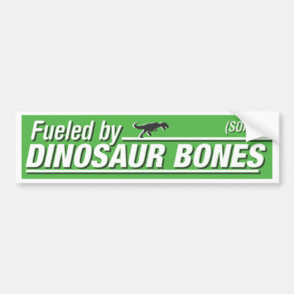 Bumpersticker "Fueled by Dinosaur Botten"