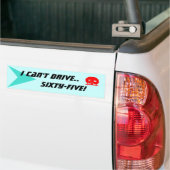Bumpersticker Fun  beperking van de campersnelheid (Op Truck)