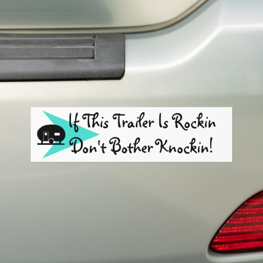 Bumpersticker Fun  Camper Expression (Op auto)