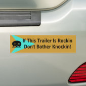 Bumpersticker Fun Camper Expression (Op auto)