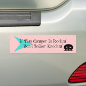 Bumpersticker Fun Camper TT Humor (Op auto)