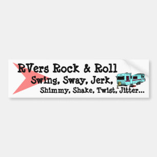 Bumpersticker Fun  Dance Styles RV Humor