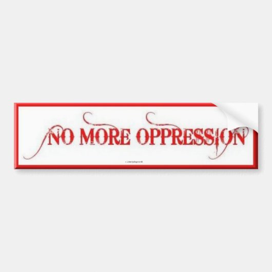 BUMPERSTICKER - GEEN OPZETTING MEER - AUTO'S (Voorkant)