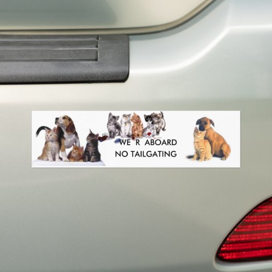 Bumpersticker - Gepersonaliseerd (Op auto)
