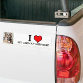 bumpersticker GERMAN SHEPHERD (Op Truck)