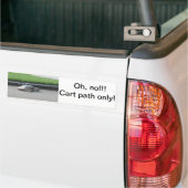 Bumpersticker/Golfkarren, goudwagens, grappig, Bumpersticker (Op Truck)