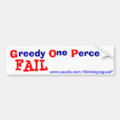 Bumpersticker - GOP - FAIL (Voorkant)