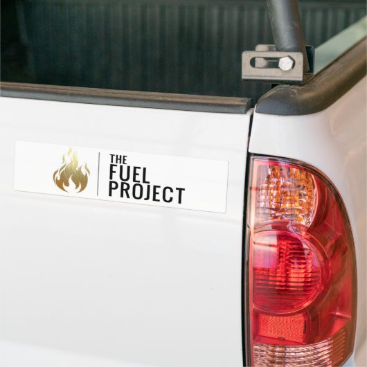 Bumpersticker (goud) (Op Truck)