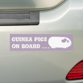 Bumpersticker "Guinee aan boord" (Op auto)
