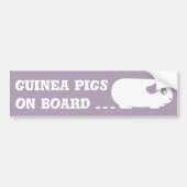 Bumpersticker "Guinee aan boord" (Voorkant)