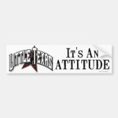 Bumpersticker "Het is een Attitude" (Voorkant)