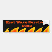 Bumpersticker hittegolf 2022 (Voorkant)