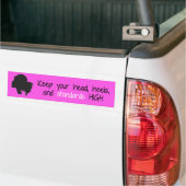 Bumpersticker Hoge Hakken en Normen (Op Truck)