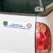 Bumpersticker - Honor Student (Op Truck)