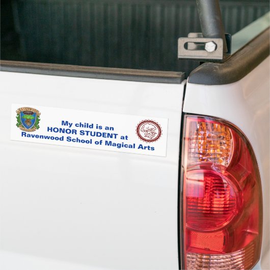 Bumpersticker - Honor Student (Op Truck)