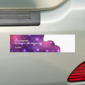 Bumpersticker hopelijk reizen (Op auto)