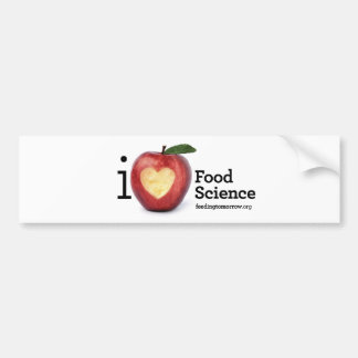 Bumpersticker "I Heart Food Science"