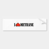 Bumpersticker I "liefde" Methaan (Voorkant)