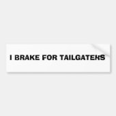 Bumpersticker: I REM FOR TAILGATERS Bumpersticker (Voorkant)